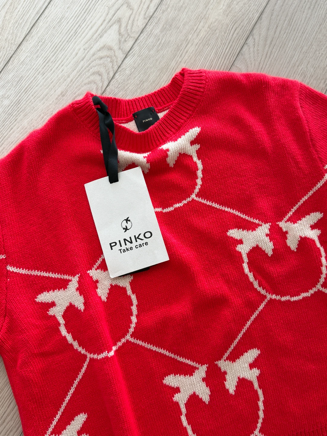 Pinko Short Sleeve Knit Sweater M - photo 4