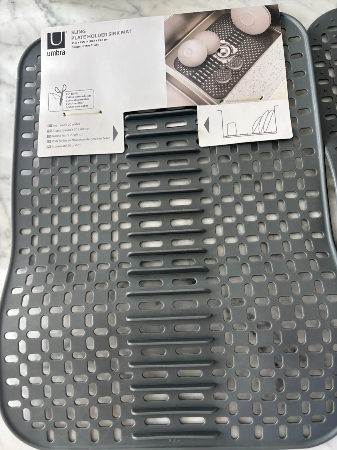 Umbra Sling Plate Holder Sink Mat