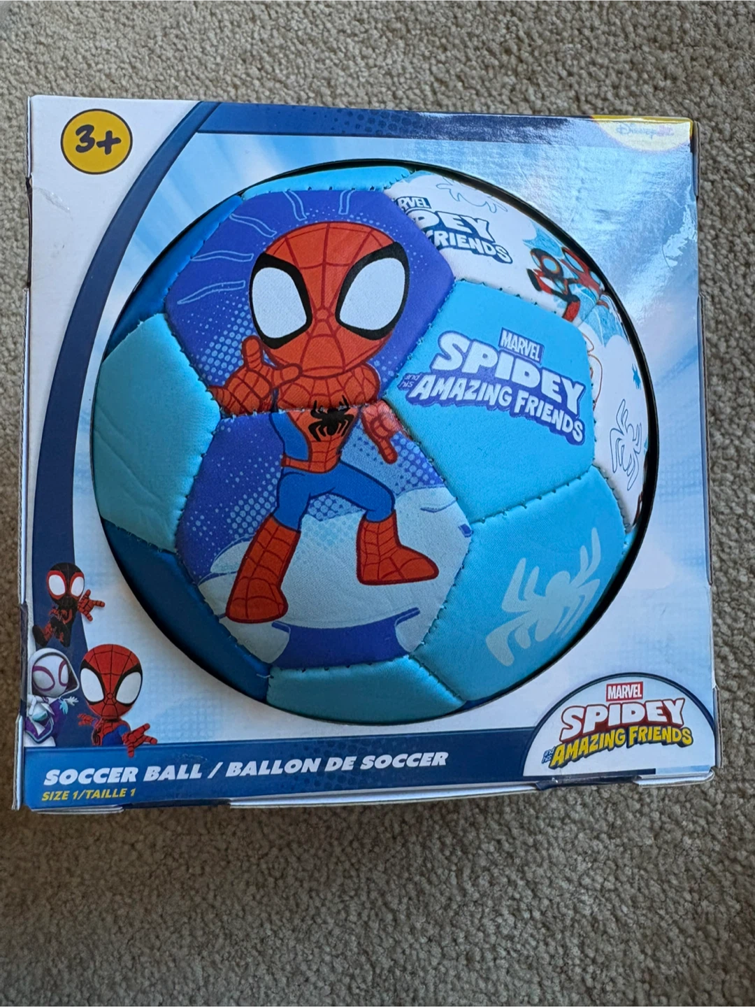 Marvel Spidey and His Amazing Friends Size 1 Soccer Ball