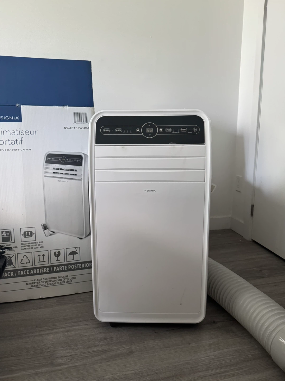 [90% USED!] Insignia - Portable Air Conditioner 450 Sq. Ft.