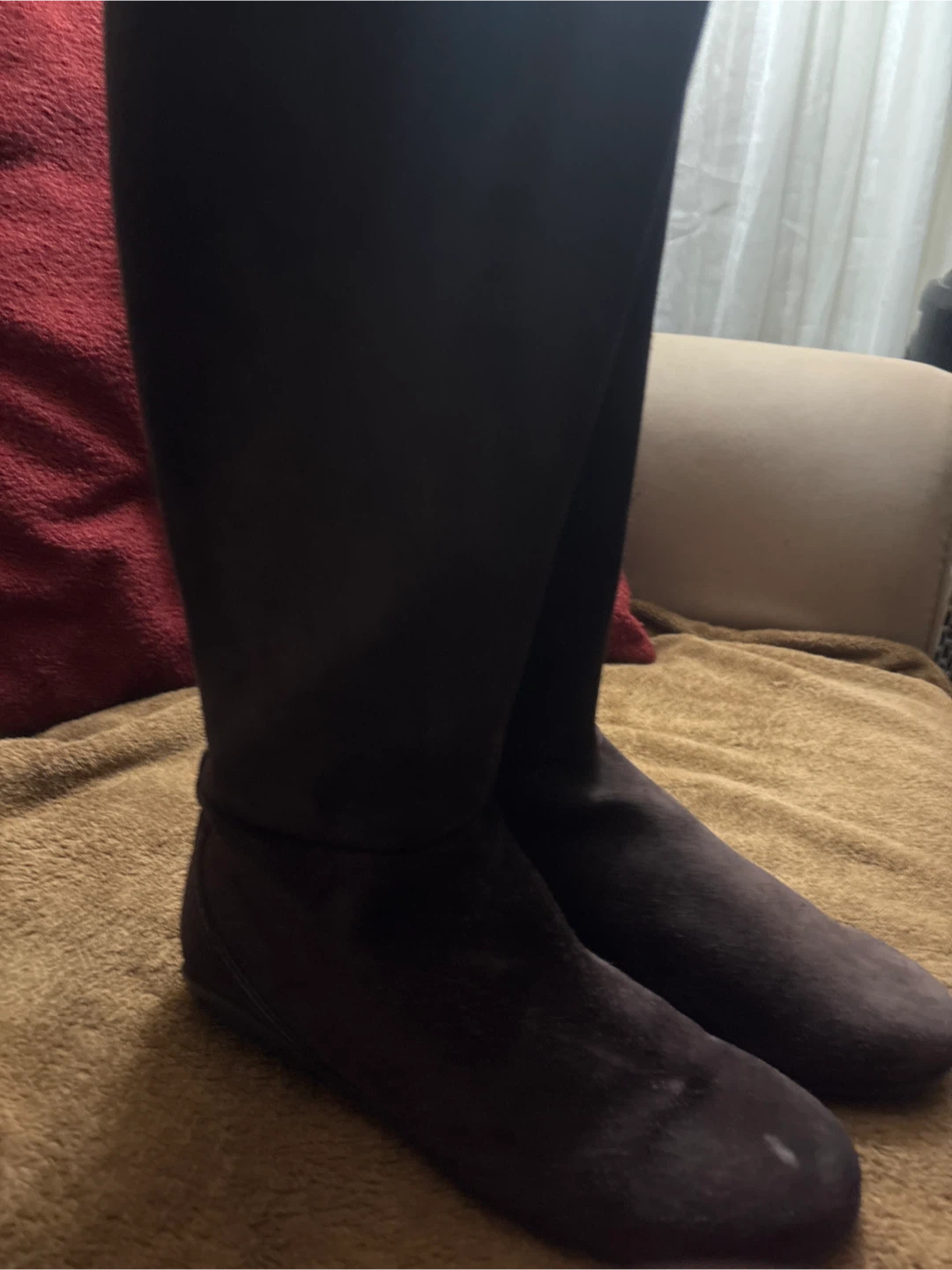 Prada Suede Knee-High Boots - photo 2