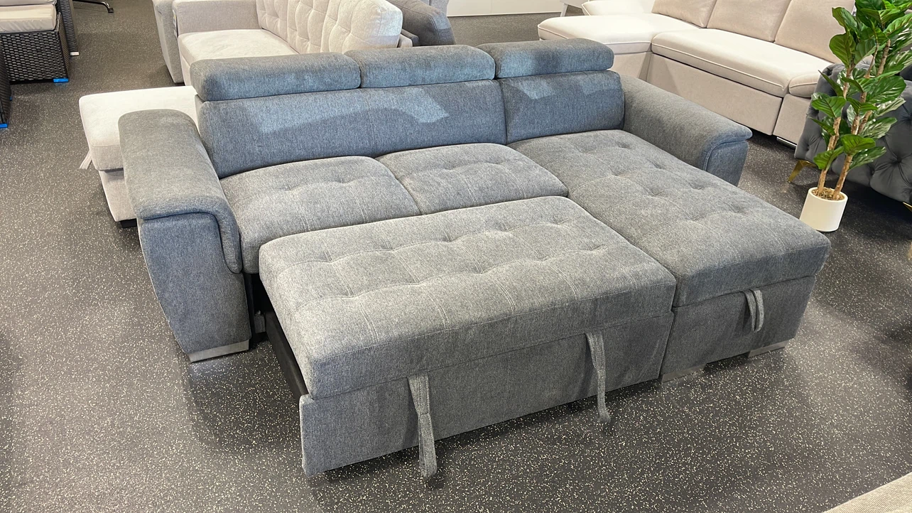 Modern Sleeper Sectional - Reversible Chaise & Storage - photo 2