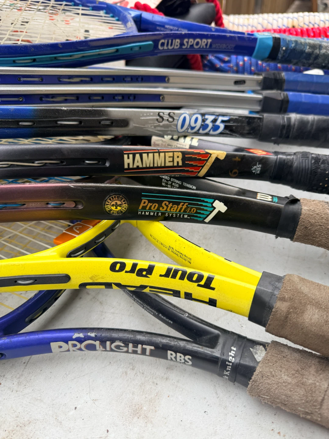 Assorted Vintage Tennis Rackets - Lot of 6 - photo 2