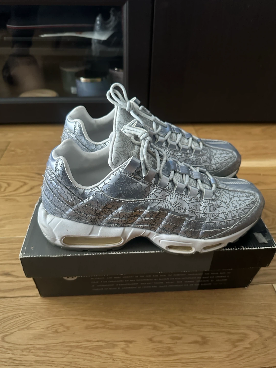 Nike Air Max 95 Anniversary QS Silver - photo 3