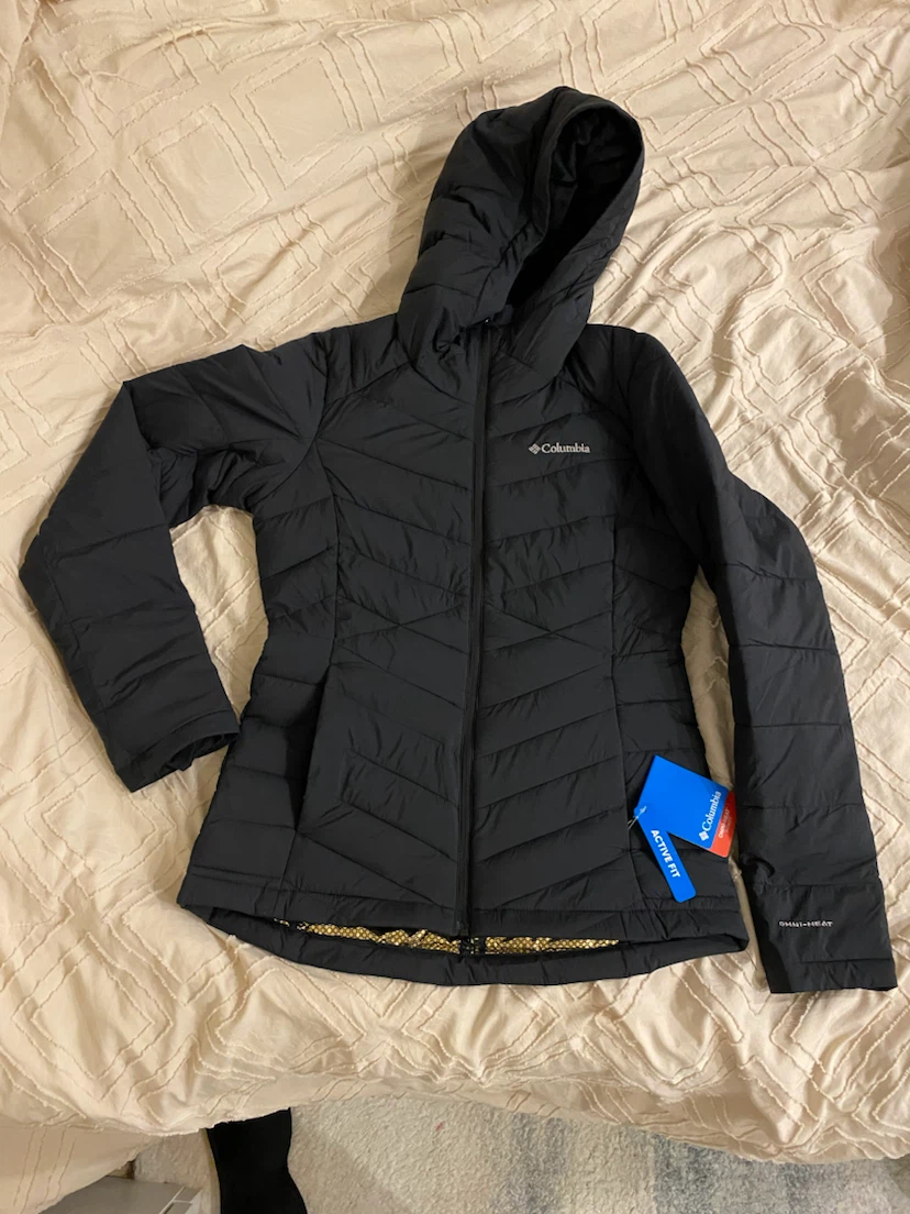 Columbia Joy Peak II Hooded Jacket - Black - Size XS