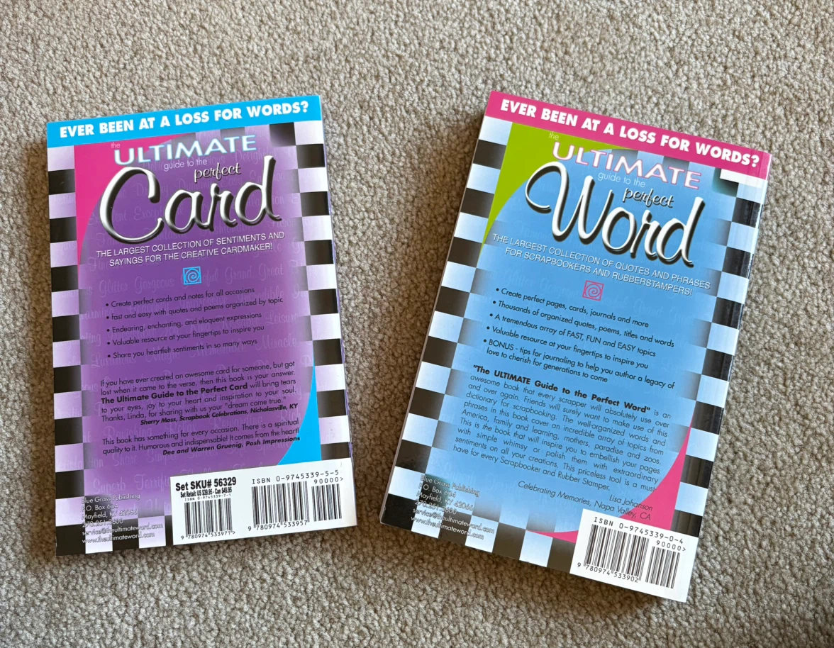 2 Book Set: The Ultimate Guide to Perfect Card & Word - photo 2
