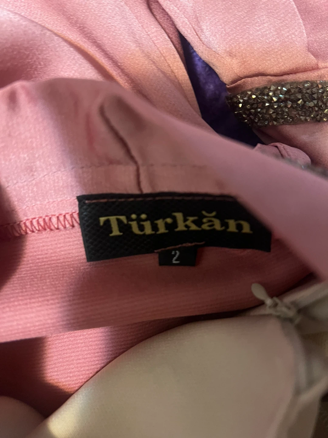 Türkan Pink and Cream Abaya - photo 4