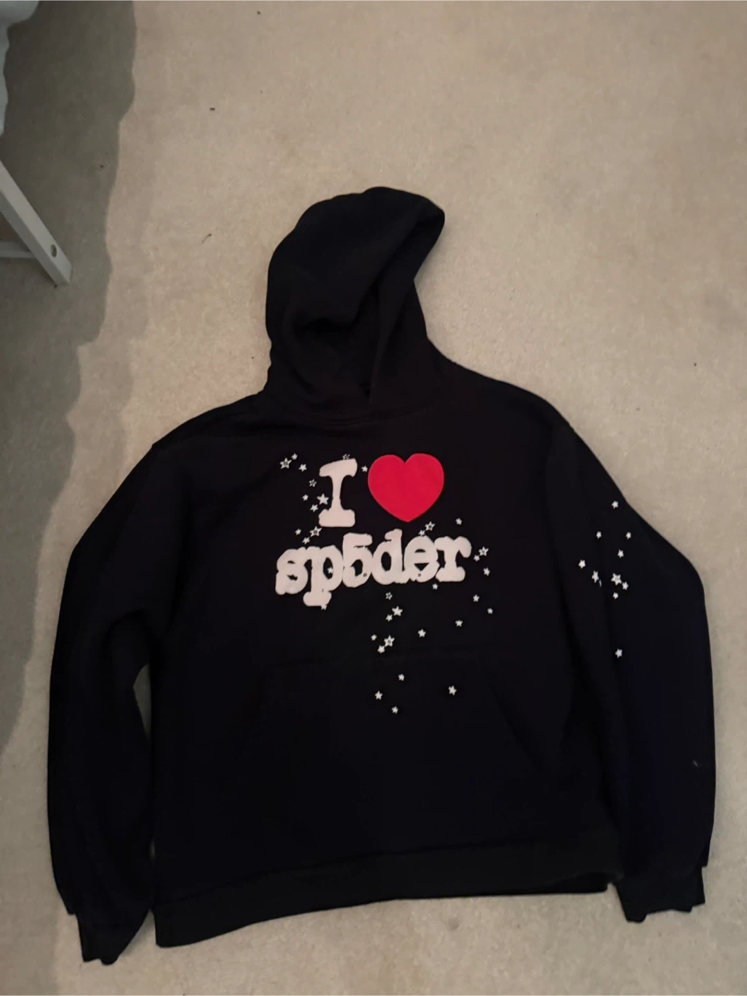 Black spider hoodie