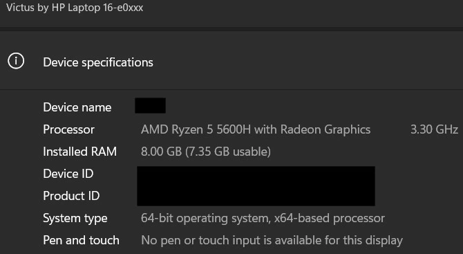 HP Victus 16.1” Gaming Laptop (Ryzen 5 + RTX 3050 Ti) - photo 2