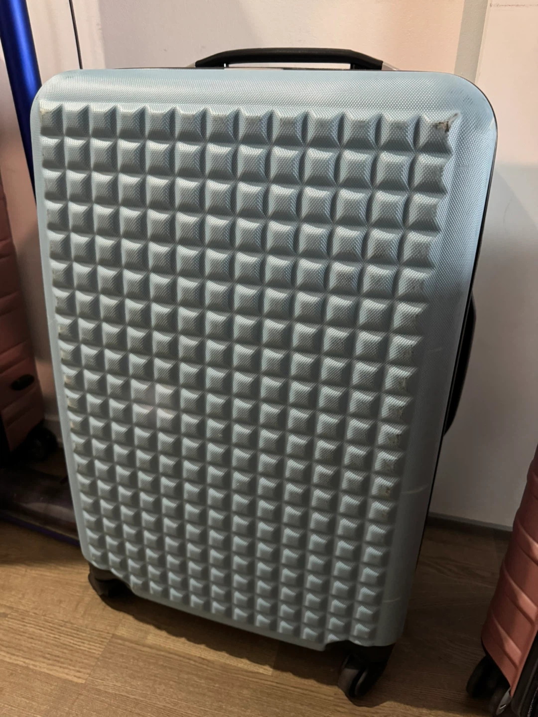 24” Samsonite Blue Hard Shell Luggage