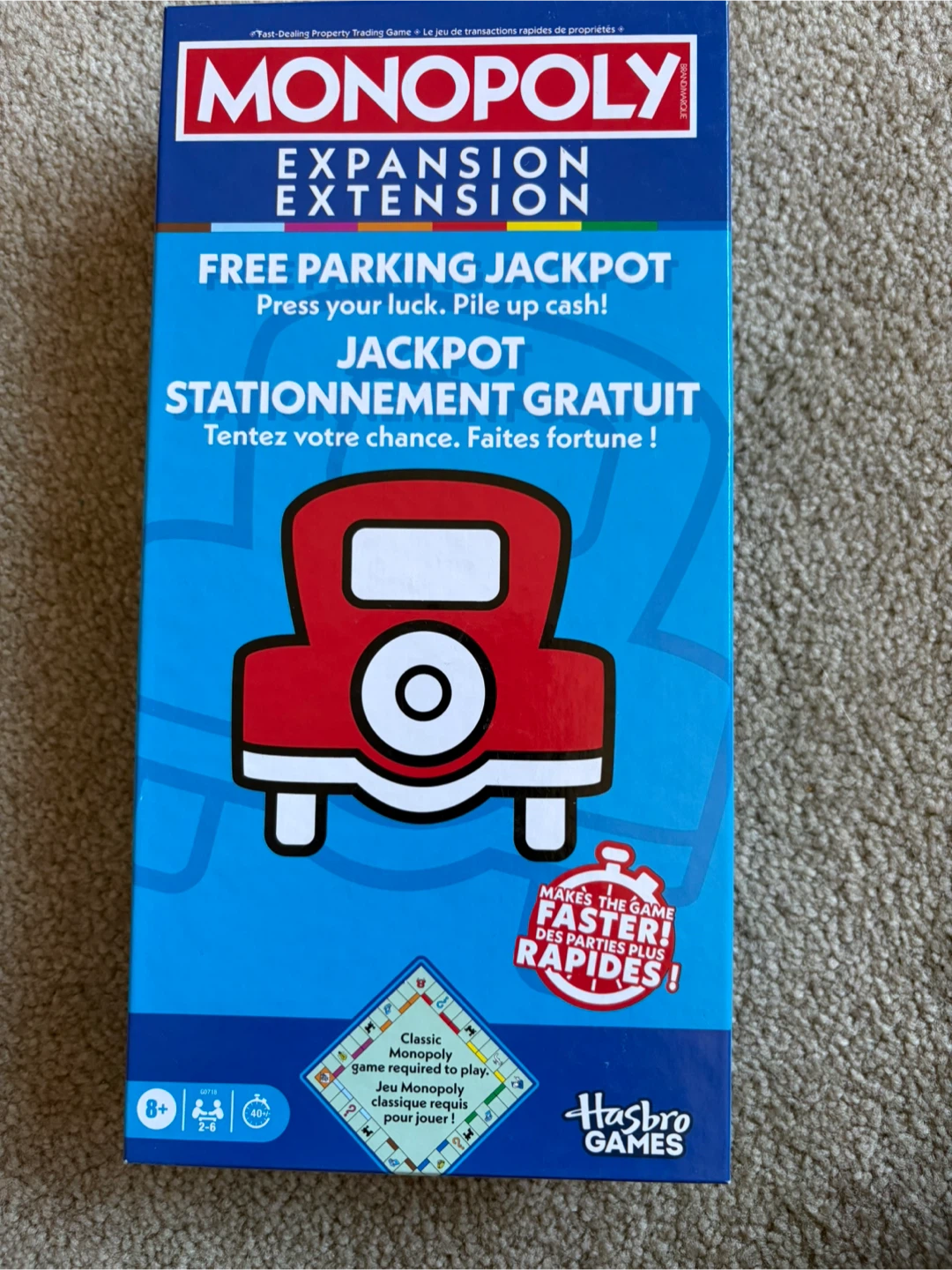 Monopoly Free Parking Jackpot Expansion