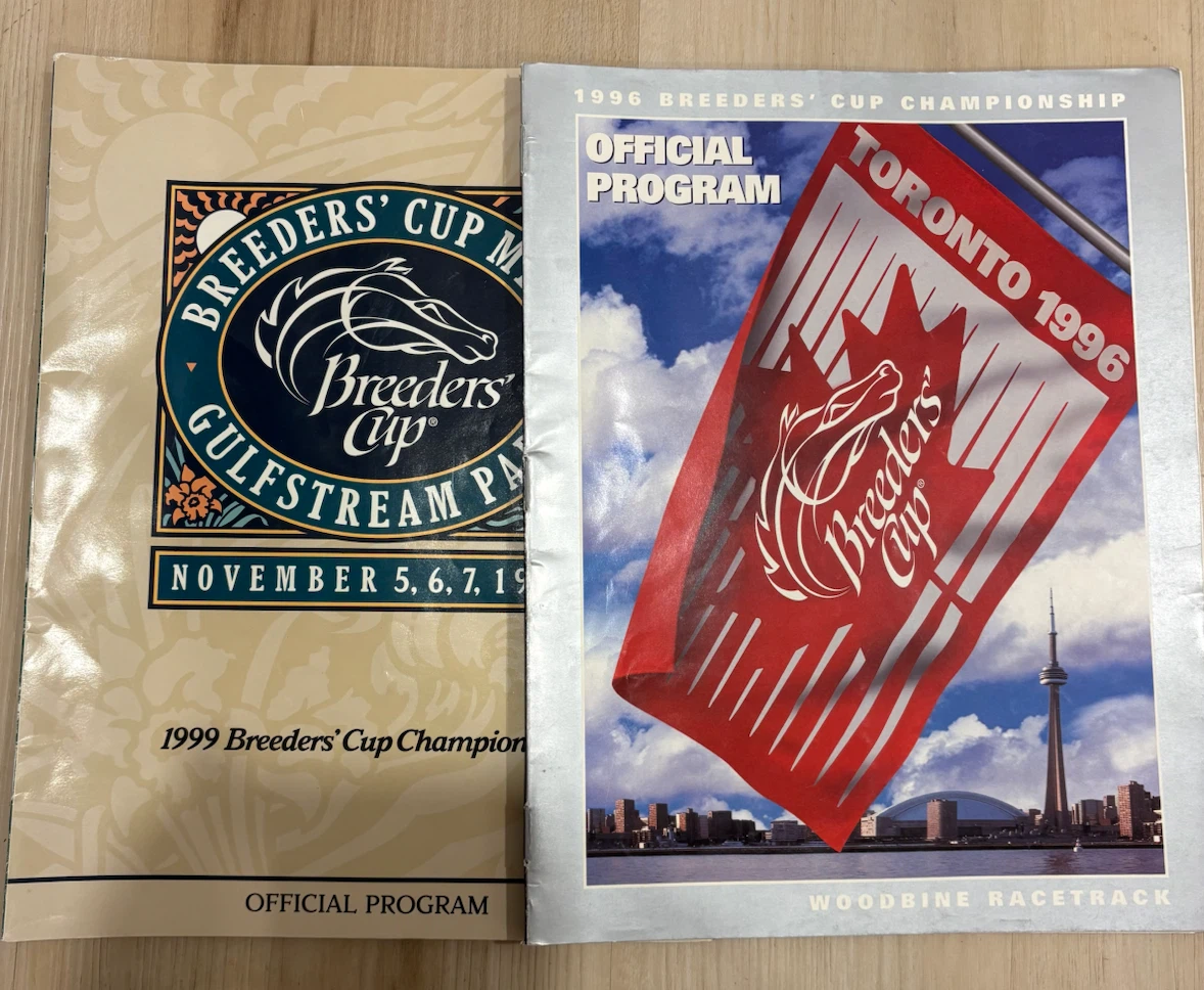 Two Breeder’s Cup Championship Programmes