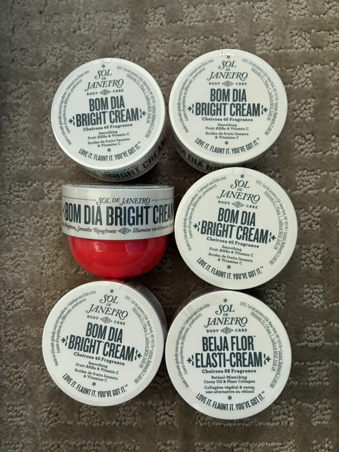$25 each sol de janeiro 2.5oz body cream