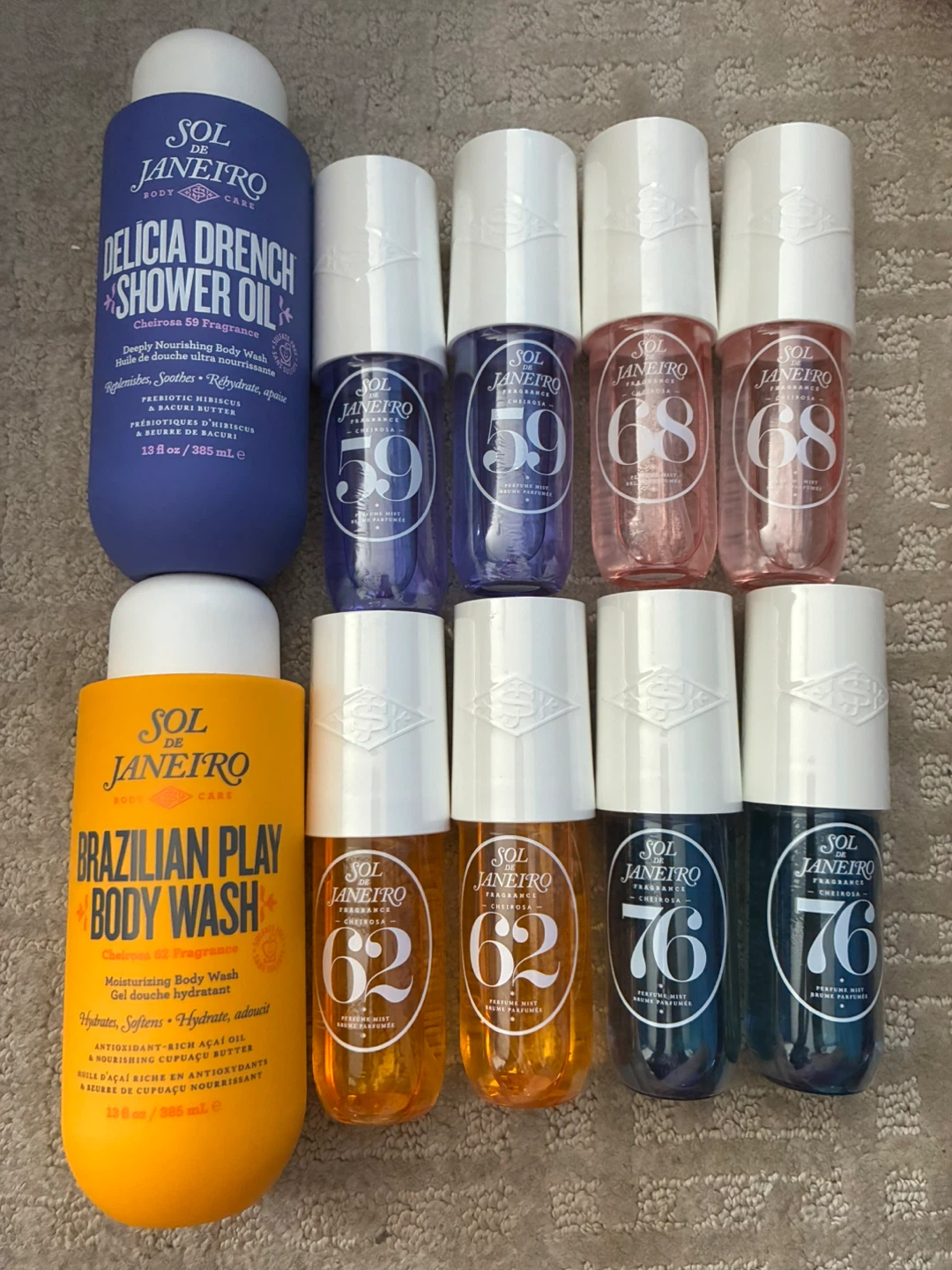 $30 each or 2 for $55sol de janeiro items
