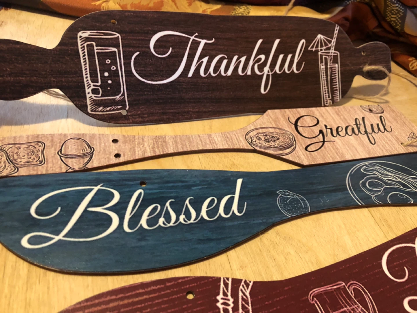 Set of 5 Decorative Kitchen Wall Signs - photo 2