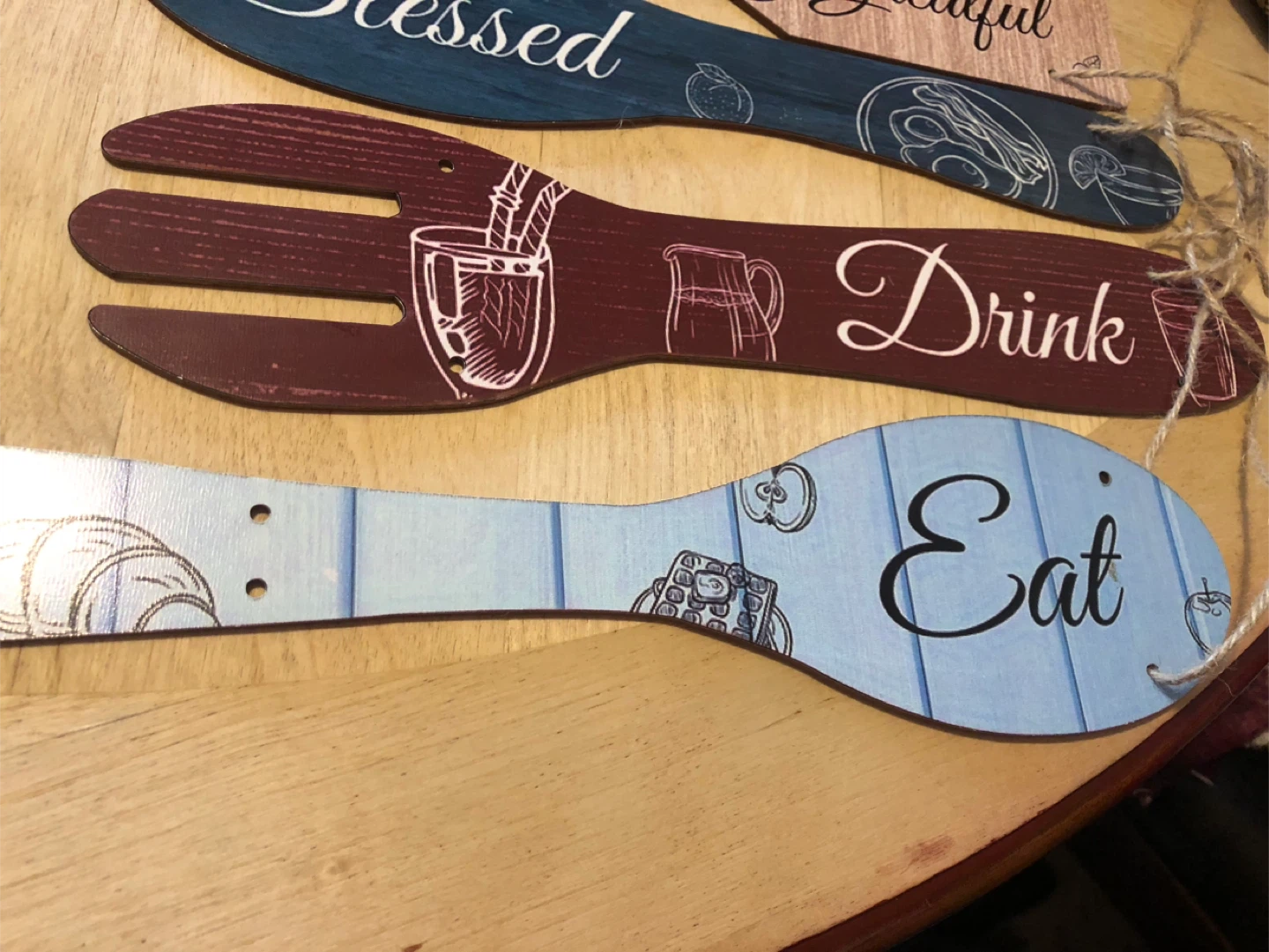 Set of 5 Decorative Kitchen Wall Signs - photo 4