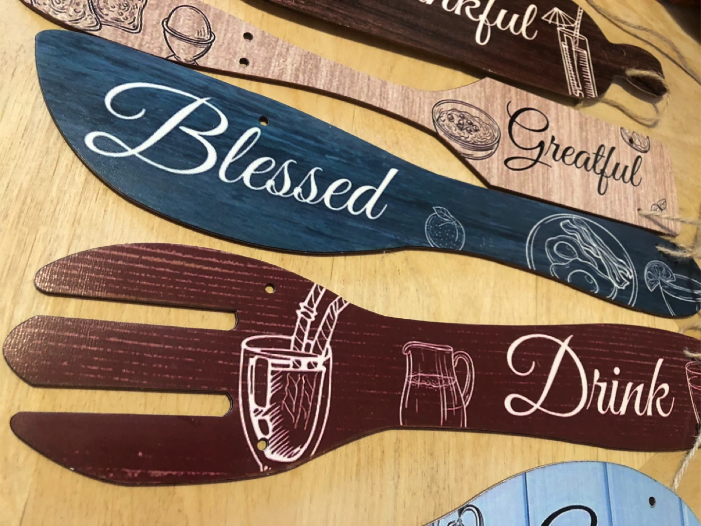 Set of 5 Decorative Kitchen Wall Signs - photo 3