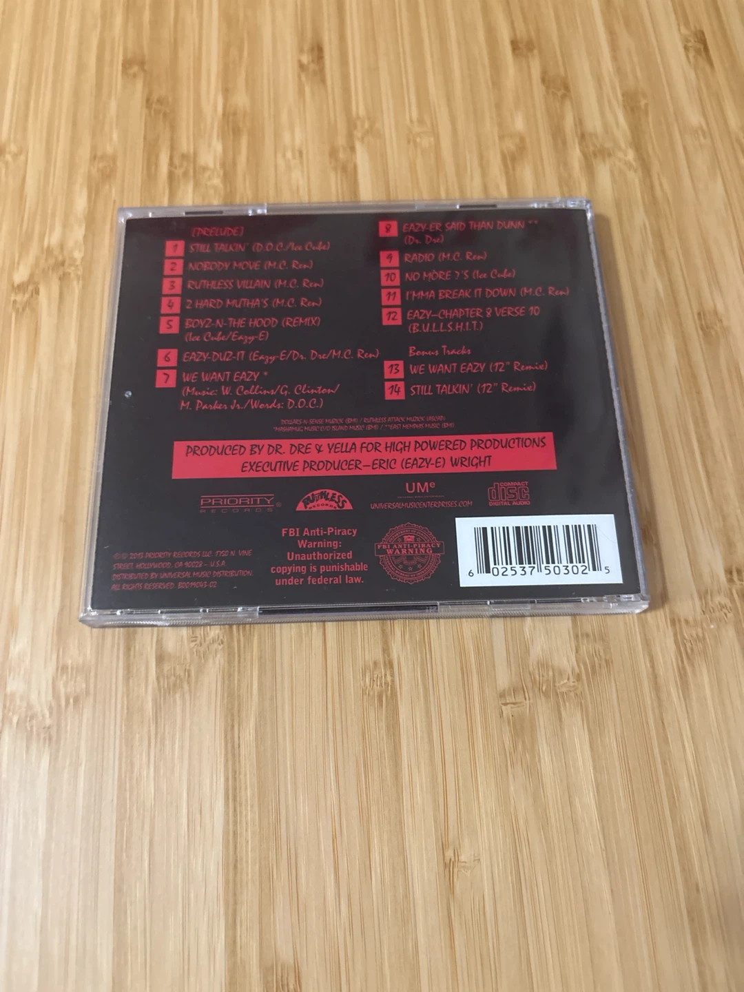 Eazy E Eazy duz it CD - photo 2