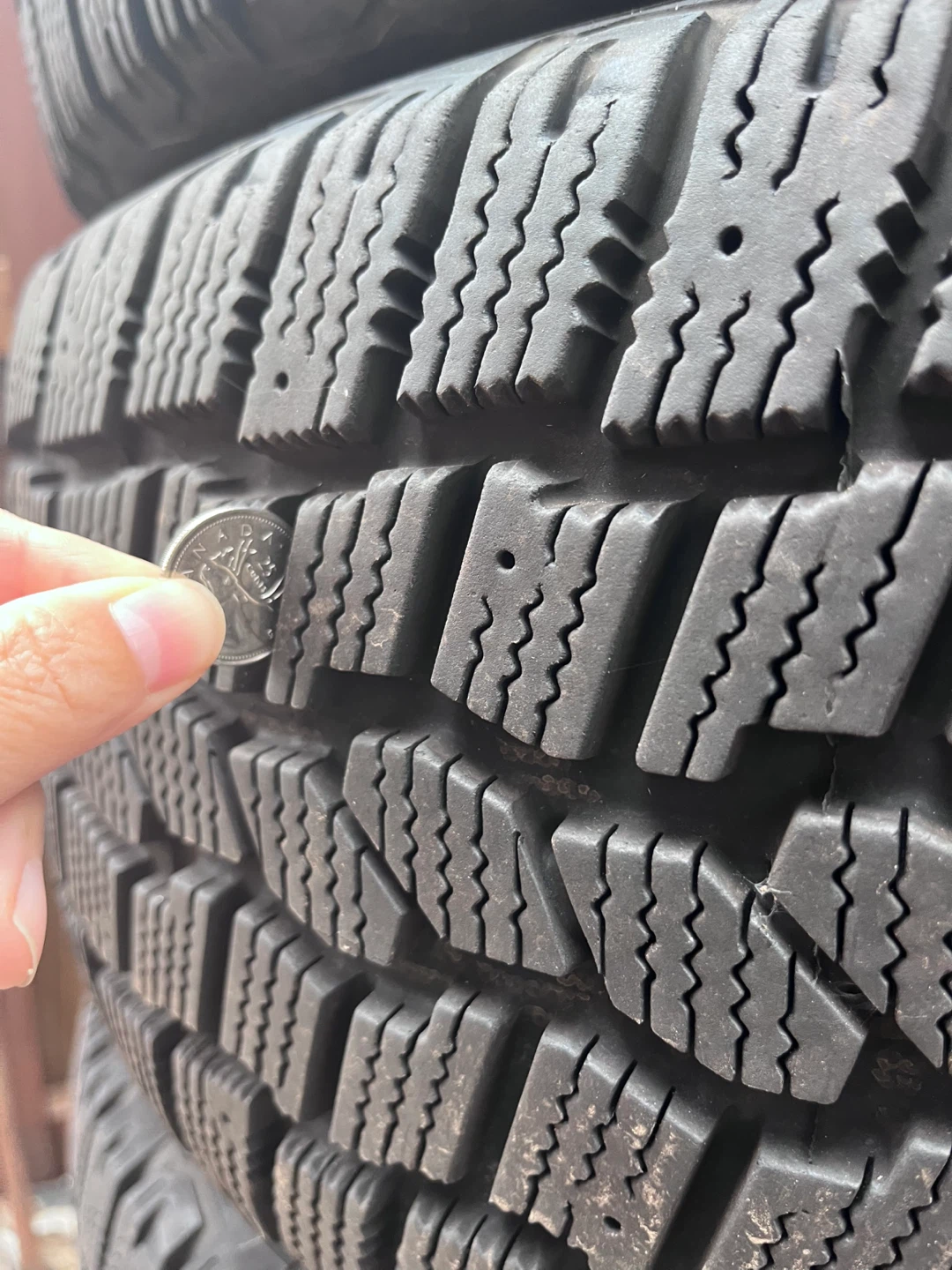 Winter Tires w/Metal Allow Dodge Rims - photo 3