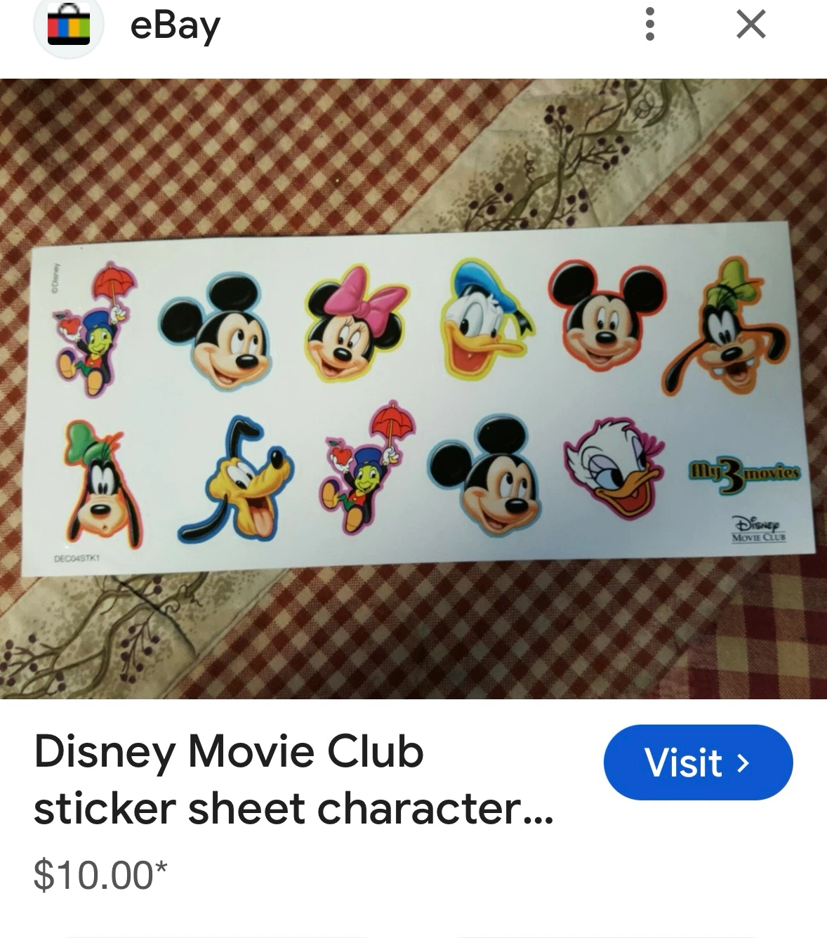 Disney Sticker Sheets - price for both - photo 2