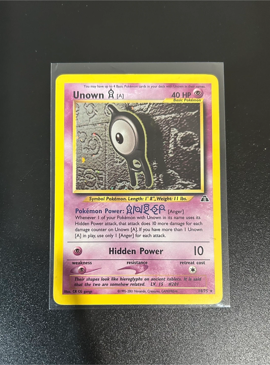 Unown [A] from Neo Discovery