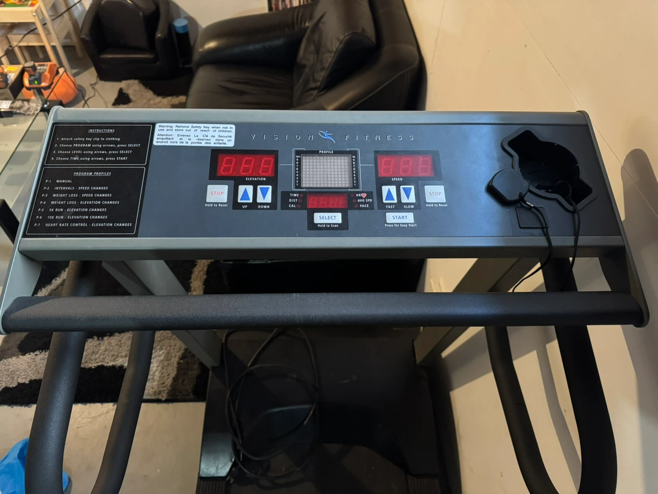 Vision Fitness T8500 Treadmill - photo 2