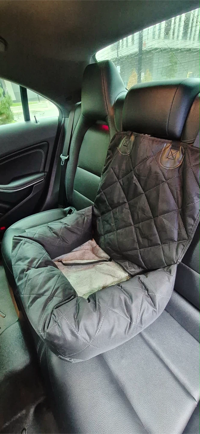 Black Pet Car Booster Seat