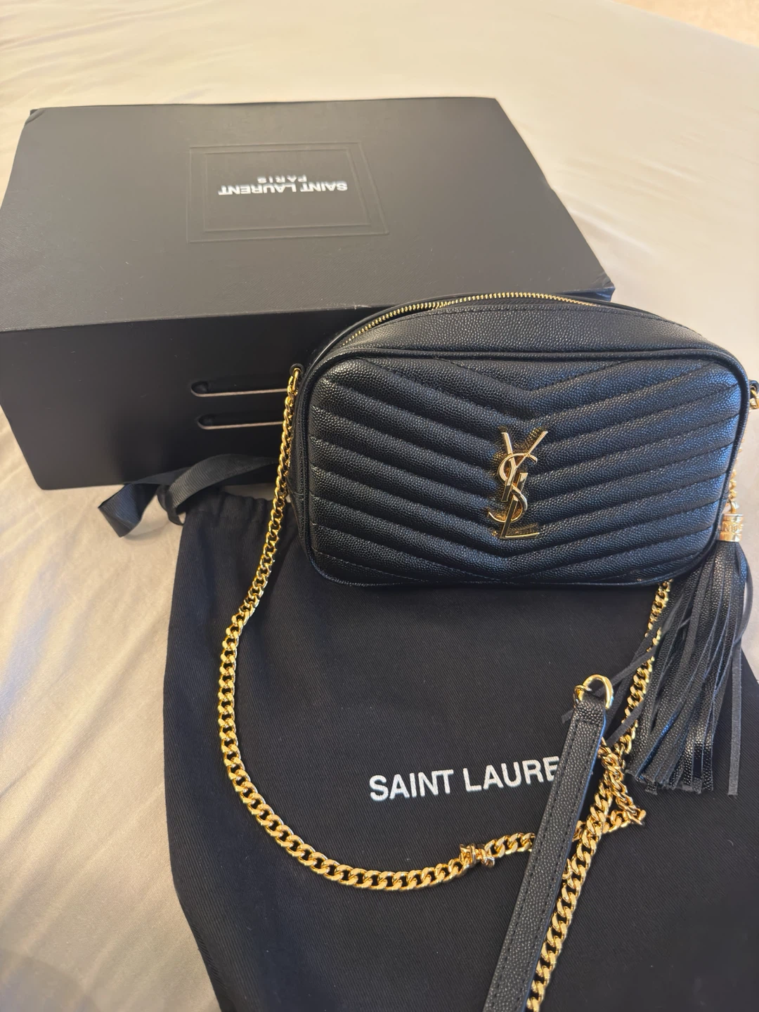 Saint Laurent Lou Camera Bag Black