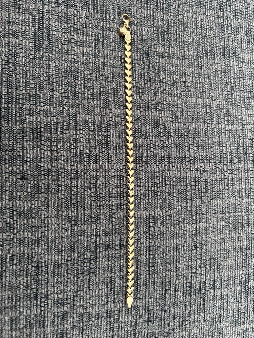 Hillberg & Berk Heart String Chain Bracelet