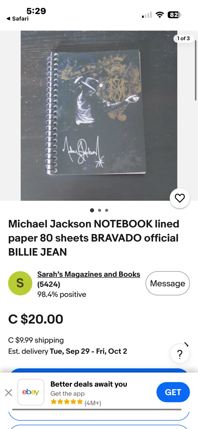 Official Michael Jackson notebook cover no pages - photo 4