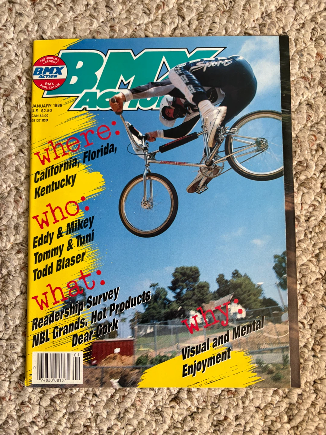 BMX Action magazines from 1980's