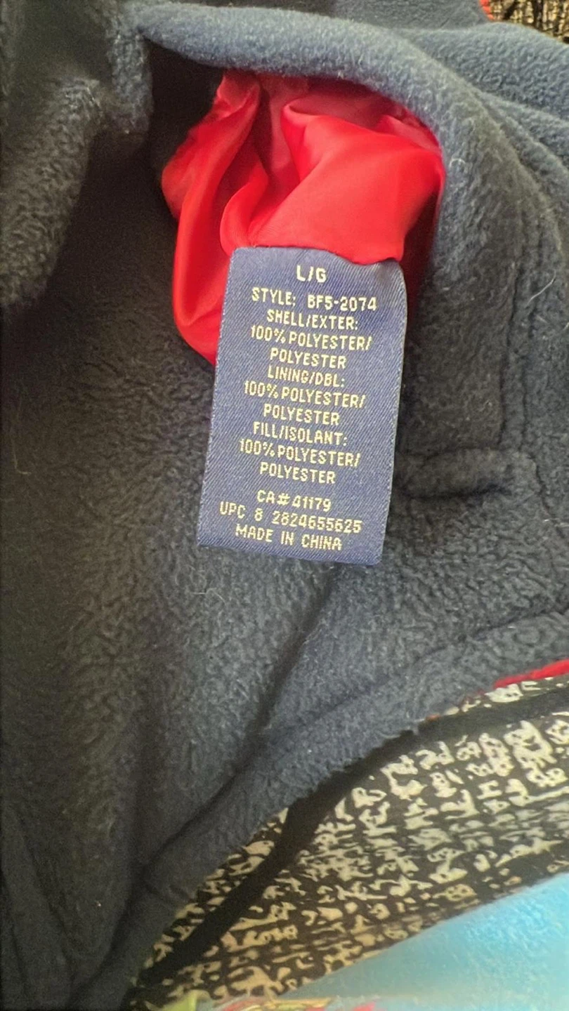 Reversible Red and Navy Fleece Vest - photo 2