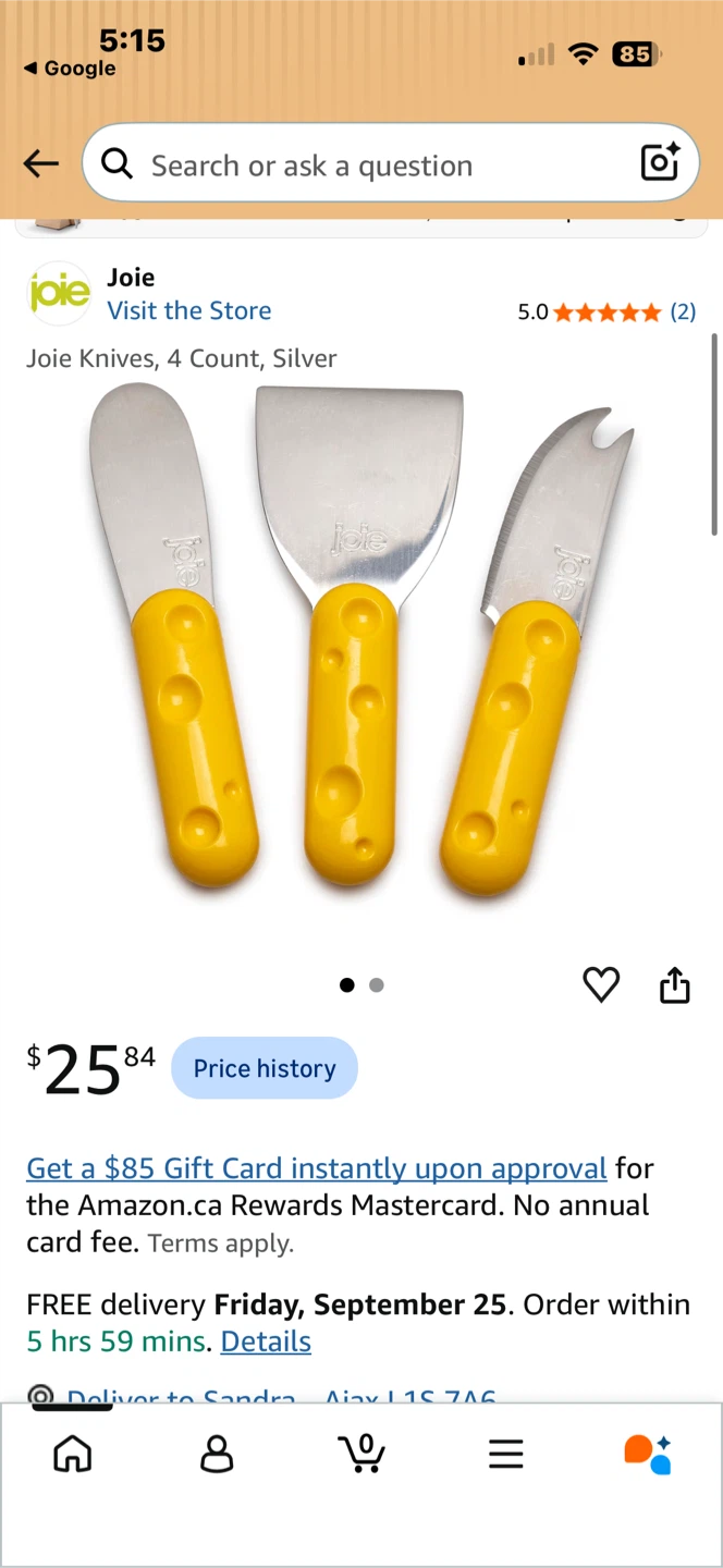 Joie Mini Cheese Tools Set - photo 2