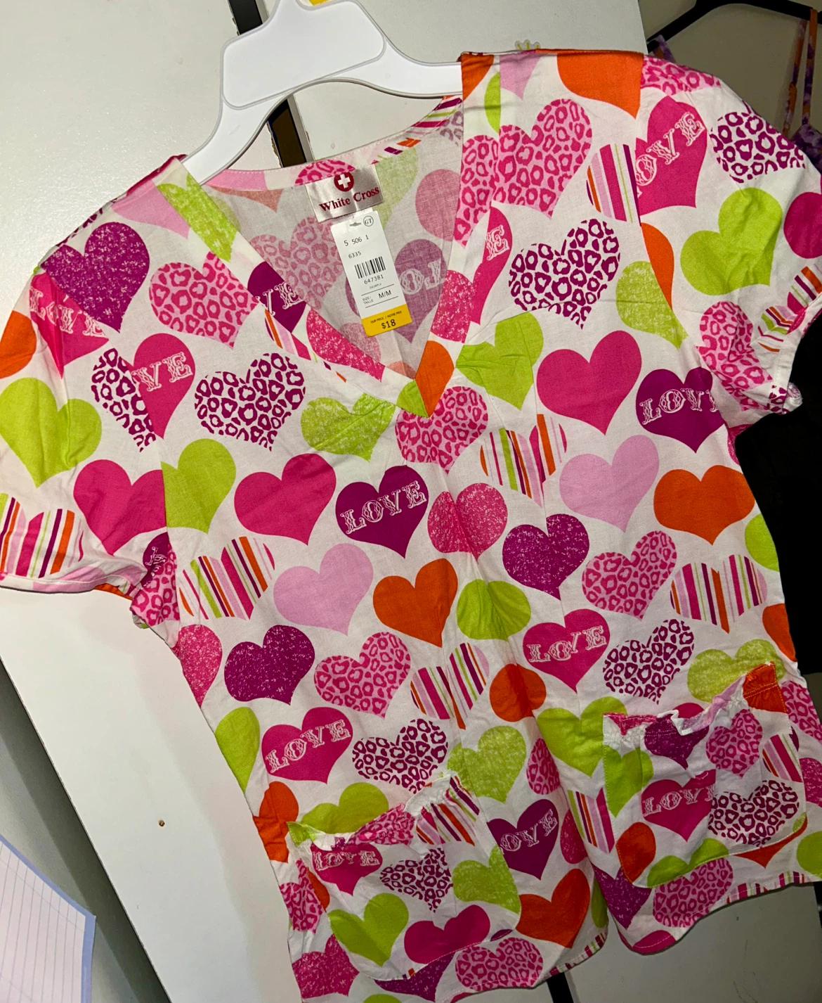 Crocs scrub pants and White Cross scrub top - photo 2