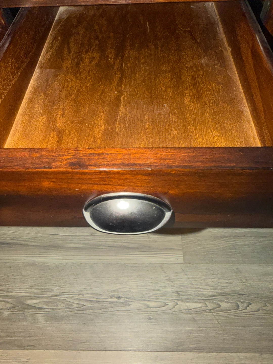 Slate inlay end table with drawer storage - photo 3