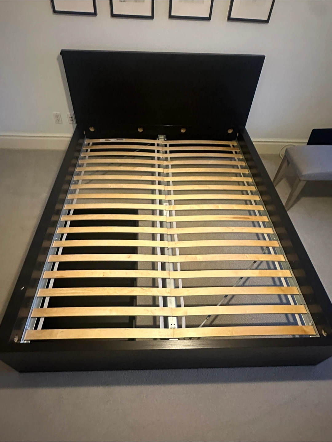 IKEA MALM Queen High Bed Frame with 1 Storage Drawer