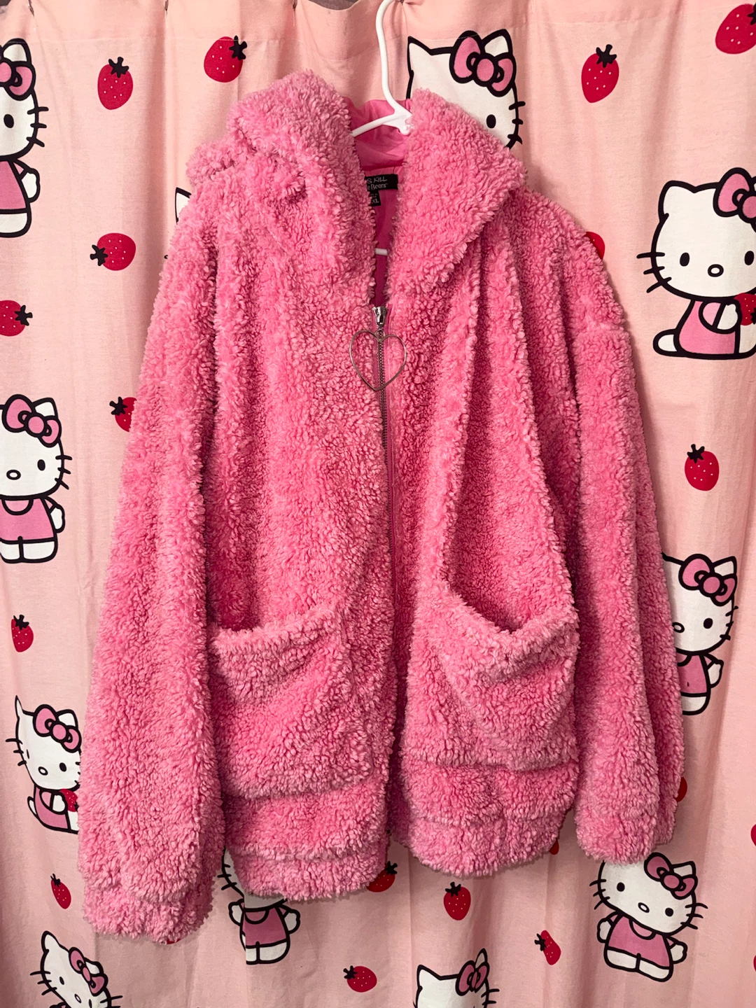 NEW DOLLS KILL X CARE BEARS OVERSIZED JACKET XXL