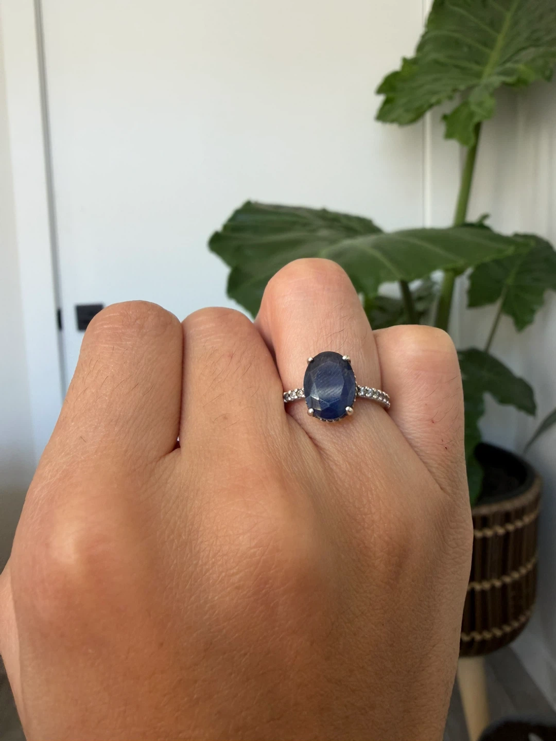 Pandora Blue Oval Ring - photo 2