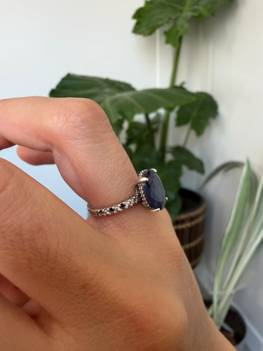Pandora Blue Oval Ring - photo 3