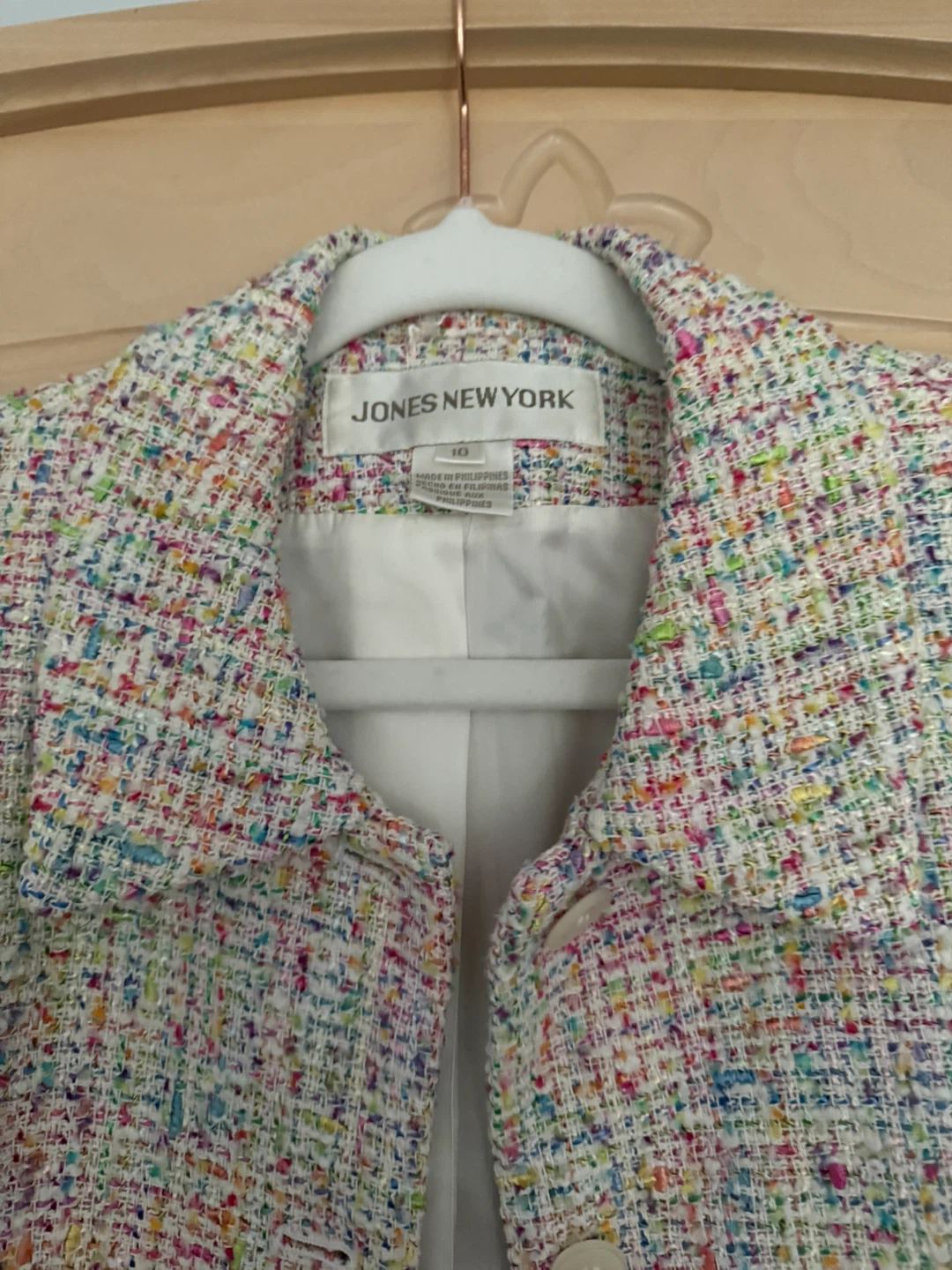 Jones New York Tweed Blazer Size 10 - photo 2