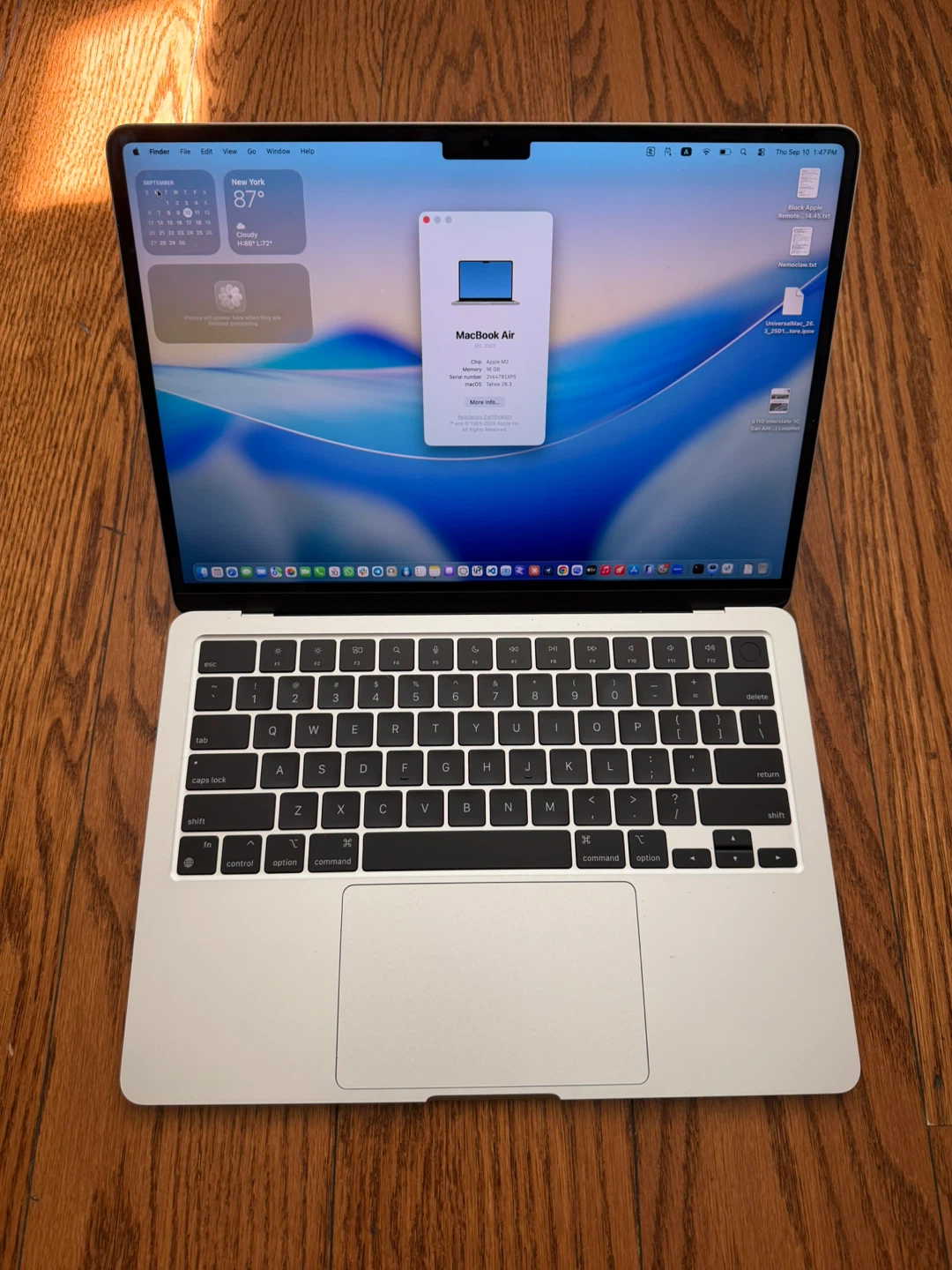 2022 MacBook Air M2 16GB RAM 256GB SSD MDM Bypassed - photo 2