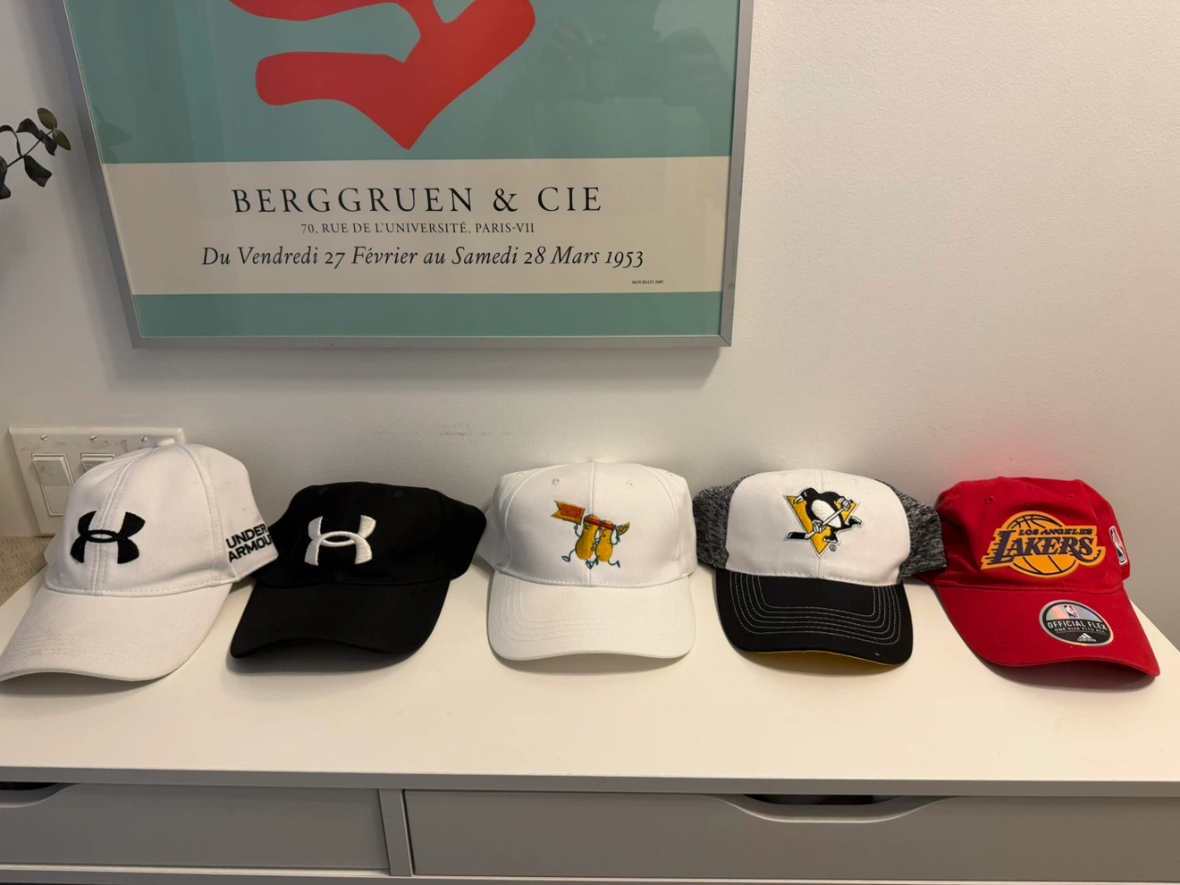 Set of 5 Assorted Baseball Caps