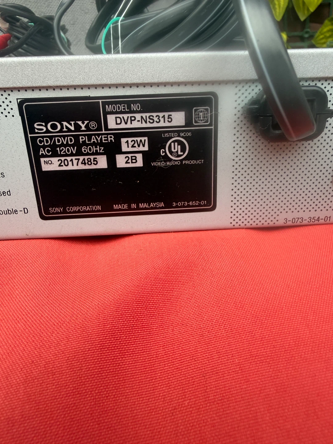 Vintage Sony DVP-NS315 DVD/CD/MP3 Player  (With Remote & Cables) - photo 4