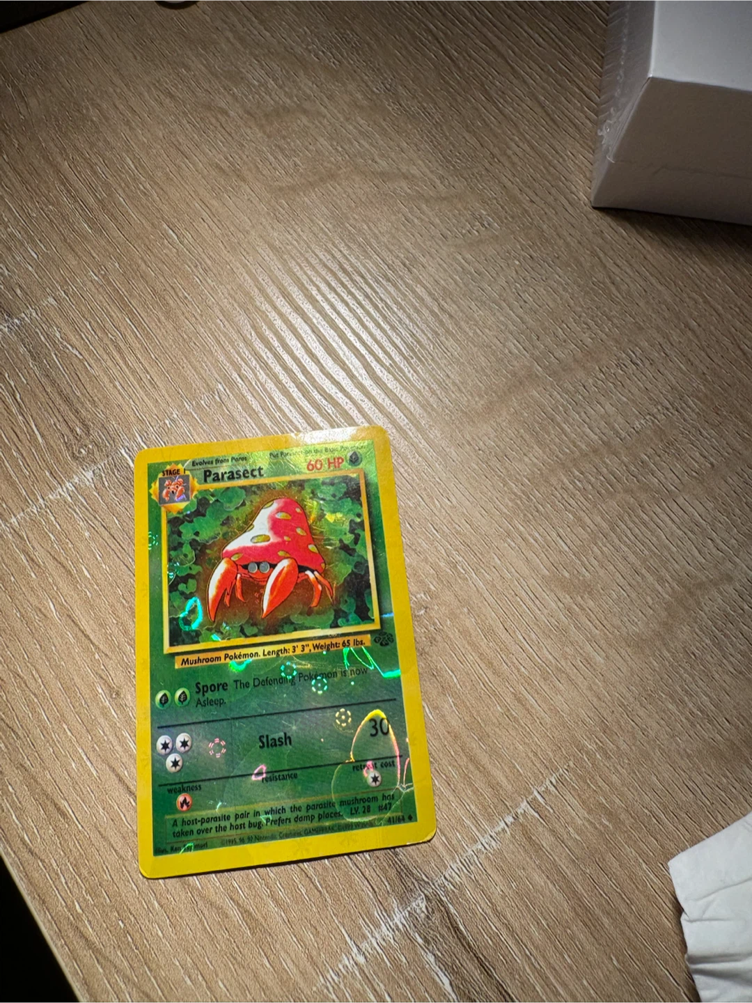 Parasect Holofoil Jungle Pokemon Card