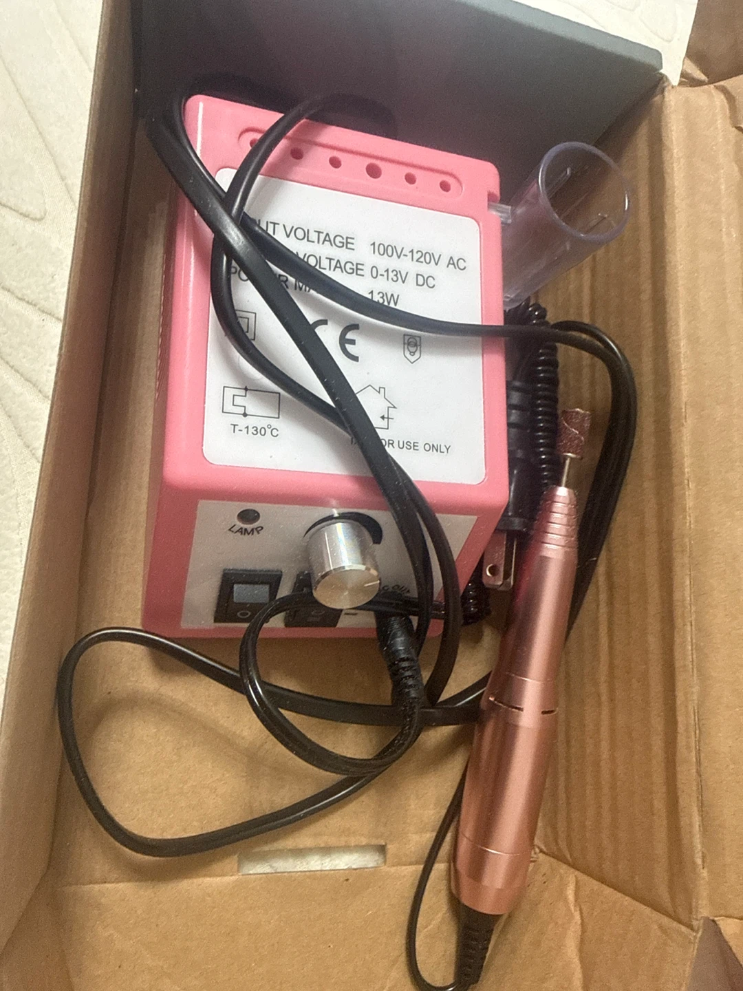 Pink Electric Nail Drill Set - photo 2