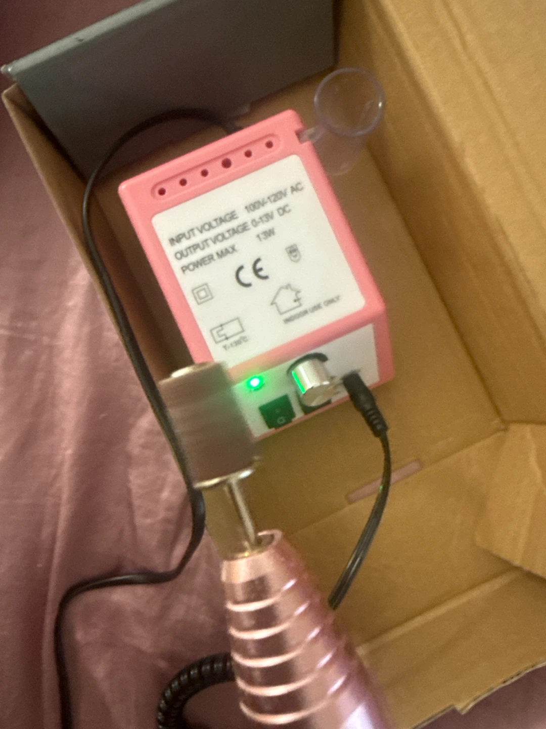 Pink Electric Nail Drill Set - photo 4