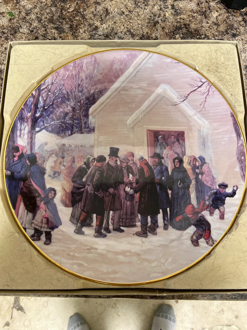 The Postman Collector Plate by A. Sherriff Scott