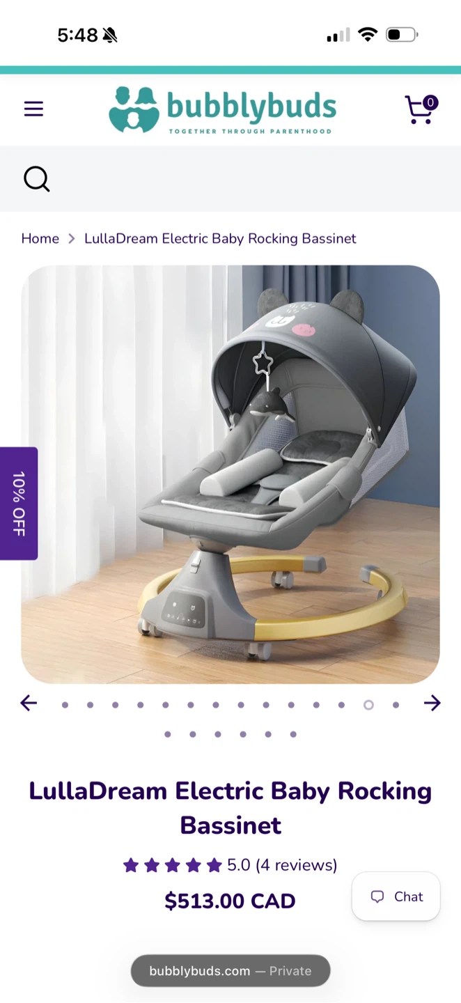 Electric Baby Rocking Bassinet