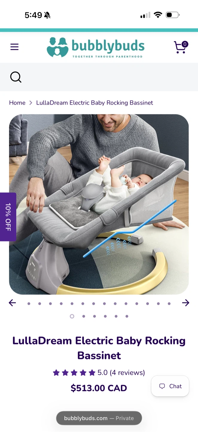 Electric Baby Rocking Bassinet - photo 2