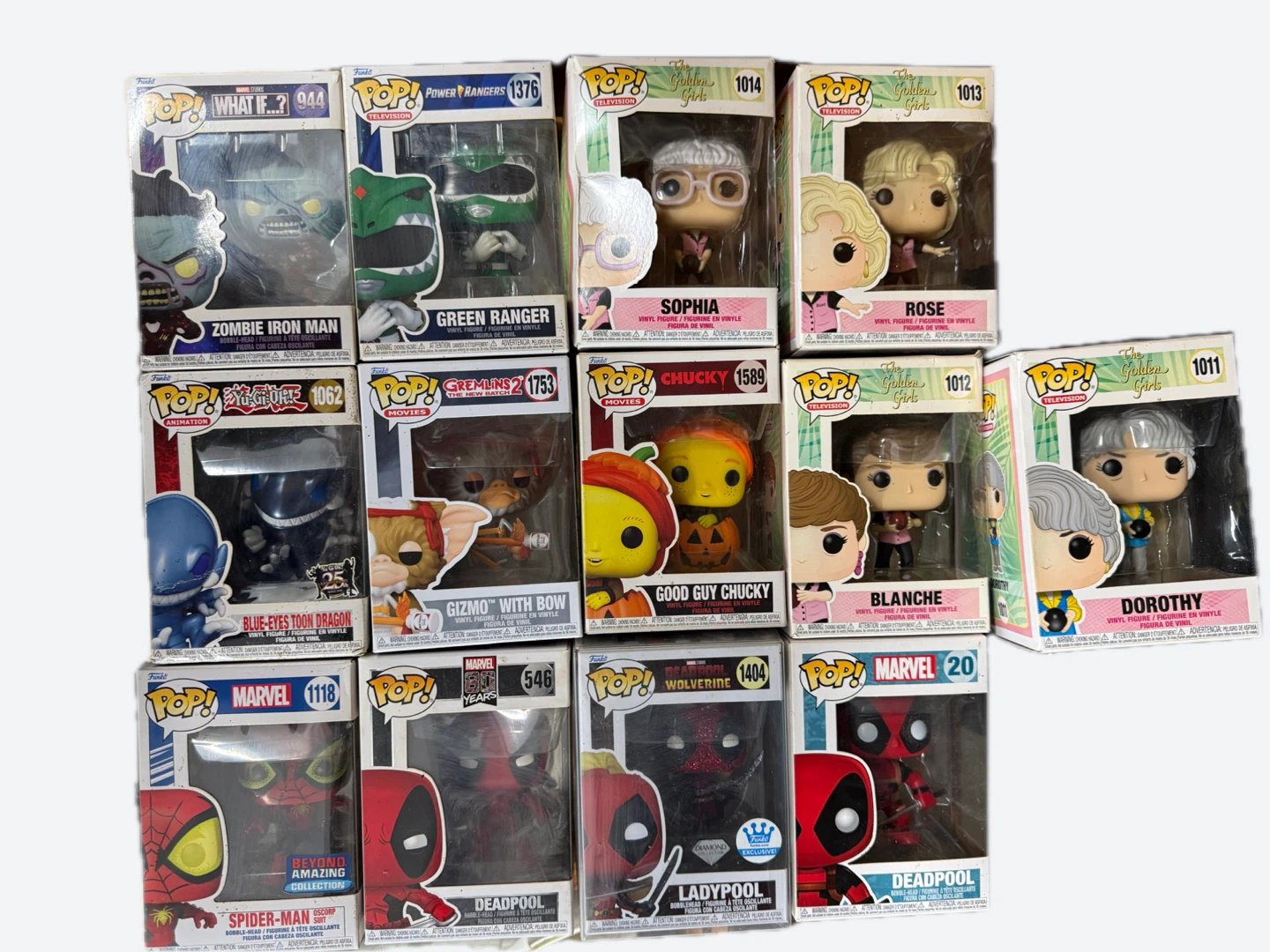 Collection of 12 Funko Pop Vinyl Figures